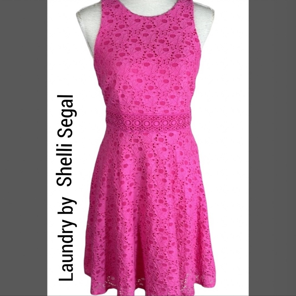 Laundry by Shelli Segal Sleeveless pink dress NWOT